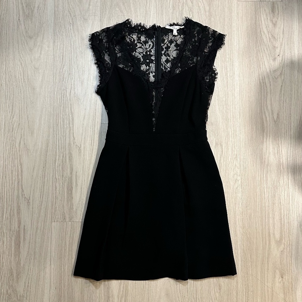 BCBGeneration Lace Black Mini Dress